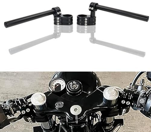 Xitomer 50mm Motorcycle CNC Adjustable Handlebar Clip-On Handle Bar Raiser Universal Fit For Adjustable Clip-on Handlebar Kit
