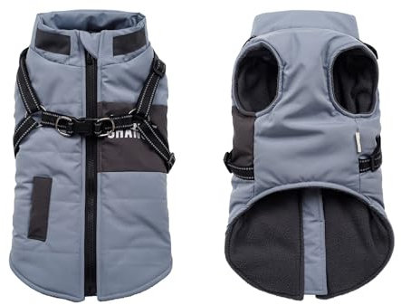 Lairle Hundemantel Winter Hundejacke Hundegeschirr Mantel Welpenmantel Jacke Weste Kleidung Kleines Hundegeschirr Hundemäntel für kleine mittelgroße Hunde