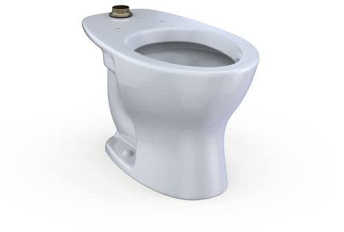TOTO® TORNADO FLUSH® Commercial Flushometer Floor-Mounted Universal Height Toilet, Elongated, Cotton White - CT725CUF#01