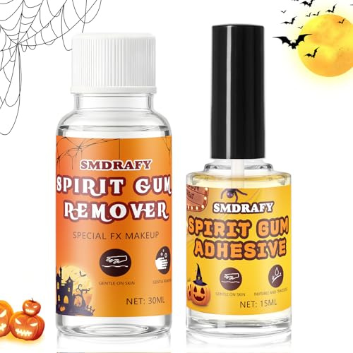 15ml Pegamento Facial, 30ml Disolvente para Pegamento, Collodion Maquillaje