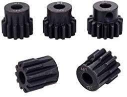 DollaTek 5PCS M1 5mm 11T 12T 13T 14T 15T Ritzel Motorgetriebe für bürstenlosen 1/8 Rc Auto-Motor