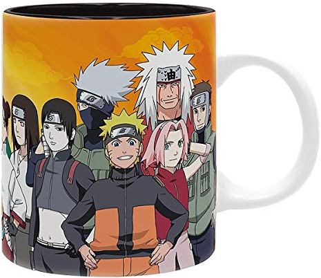 Naruto Shippuden - Tasse Kaffeebecher - Ninja Ikonen von Konoha - keramik - Geschenkbox