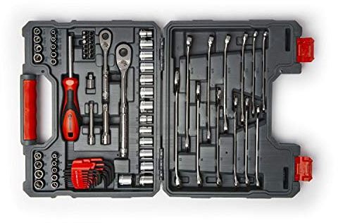 Crescent 70 Pc 1/4 & 3/8 Drive 6 & 12 Point Standard SAE/Metric Mechanics Tool Set - CTK70C