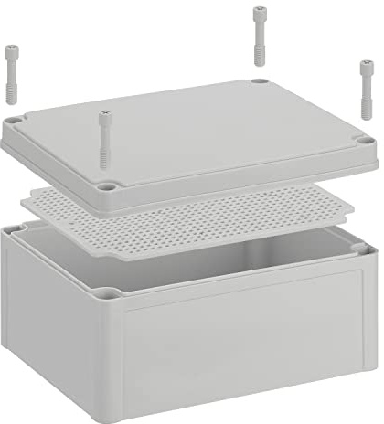 Inkbirdplus Plastic Junction Box, IP67 Dustproof&Waterproof DIY Box, Durable Electrical Project Enclosure, 8 x 6 x 4 inch