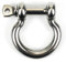 DAUMLINK® 2 grilletes redondos, rizado, material acero inoxidable A4/Aisi 316 (2 unidades), conectores de cadenas o tampones a ojales (6 mm)