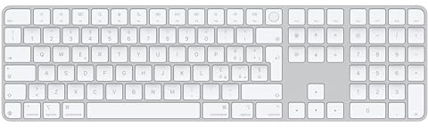 Apple Magic Keyboard con Touch ID e tastierino numerico per Mac con chip Apple - Italiano - Tasti bianchi ​​​​​​​