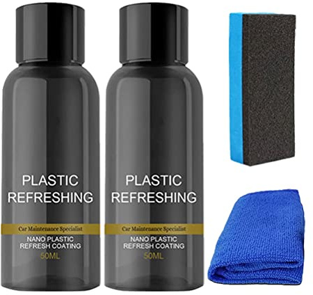 Avancerad Plaståterställning 30 Ml, med Strålande Glans och Långvarigt Skydd för Bil Interiör och Exteriör, återställer Blekta Detaljer och Skydd Mot Vägsmuts, Säker för Alla (1)