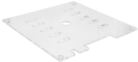 Alasum Cubierta Superior Acrílica Transparente para Acuario 20x20 Cm, Tapa Antisaltos con Panel de Rejilla para Peceras, Tanque de Cría y Hábitat de Mascotas Acuáticas