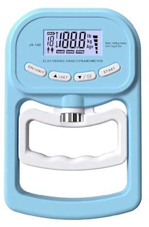 Dynamomètre À Poignée – Boîtier ABS 19,6 X 12,7 X 3 Cm, Suivii De La Progression De La Force, Évaluation De La Mesure De La Force | Évaluation De L'adhérence Athlétique, Appareil De SURVEILLANCES