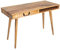 invicta INTERIOR Massiver Schreibtisch Retro 120cm Mangoholz Bürotisch mit Schublade Konsolentisch Konsole Schminktisch