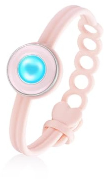TOTWOO Touch Bracelet for Couple Pack of 1 Valentines Day Gifts for Him Her Vibration & Light Up Bracelets Long Distance Gifts for LDR One-to-One Bluetooth Pairing via App