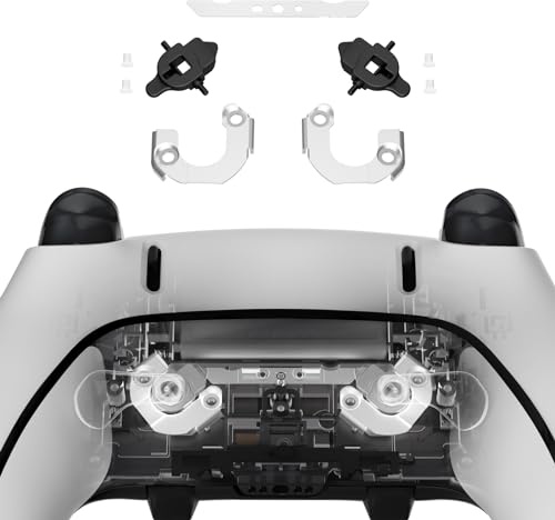 eXtremeRate Remplacement de la plaque Back Paddle magnétiques Kit pour ps5 Edge Controller, Pièces de rechange pour composants Magnetic en Métal pour ps5 Edge Manette Back Boutons - NON Backplate