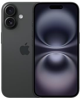 Apple iPhone 16 512 GB: 5G Handy mit Kamerasteuerung, A18 Chip und einem echten Boost für die Batterie. Funktioniert mit AirPods, Schwarz