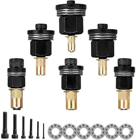 Dokeno 6 Piezas Remachadora de Tuercas Manual, Remachadora Manual, M3, M4, M5, M6, M8, M10, Tuerca de Remache, Remaches Roscados para Alicates de Remachar