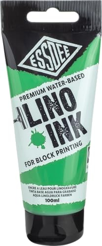 Essdee Inchiostro per stampa a blocchi, verde foglia, 100 ml