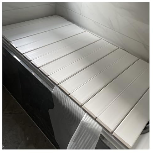 Copertura pieghevole per vasca da bagno, pannello isolante per vasca da bagno al latte, spa, coperchio multifunzionale con spessore di 1 cm, antipolvere, supporta fino a 10 kg, dimensioni: 160 cm x 75