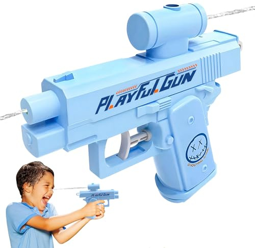 Prank Water Gun, Two-Way Water Pistols, Spray from Front and Back, Fun Office & School Prank Gun, Party & Reunion Game Water Prank Gun, Pranks Toys for Adults & Children