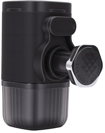 GEERYZHE Caffettiera portatile: Macchina per caffè Espresso Compatta con Pressa Manuale per Casa, attività all'aperto e Viaggi, Preparazione Manuale Ad Alta Efficienza Ovunque