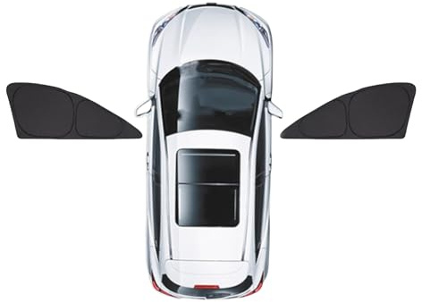 ZWBC Parasol para Coche para Audi A8 2019-2024, Protector Solar Automóviles Proporcionar Privacidad Cortinas Divisorias de Coche,2 Pcs Front
