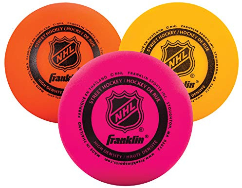 Franklin Sports NHL Lot de 3 balles multi-densité
