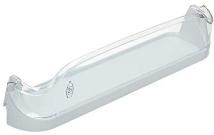 ERICAMBI, Portabottiglie Mensola Frigorifero compatibile con Ariston Indesit C00283225, Balconcino Cristal 410mm, Lunghezza Massima 440mm, Altezza 105mm