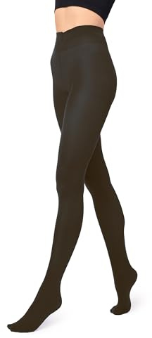 Merry Style Collants opaques en microfibre 70 deniers pour femme, Noir , XS/S