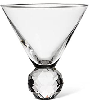 Abbott Collection Bicchiere da Martini Diamond Ball 12,7 cm H, trasparente