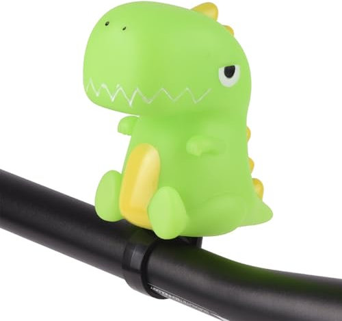 Ziyonix Timbre Bicicletas Infanti, Dinosaurio Bocina Bicicleta Infantil Mini Timbre de Bicicleta Timbre Bicicletas Accesorios para Bicicletas Infantiles,Bicicleta Equilibrio para Niños y Niñas