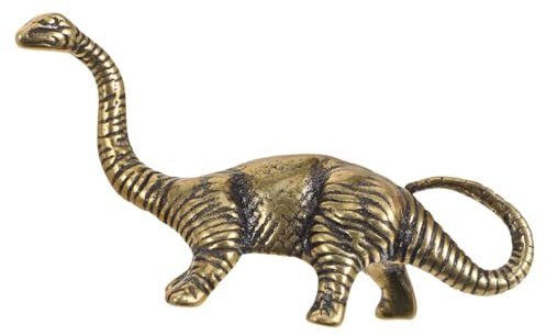 HOMSFOU Boutons De Commode Dinosaures En Laiton Doré Poignées À Un Trou Pour Meuble Enfant Chambre Quincaillerie Pour Tiroir Armoire Table De Nuit Décoration