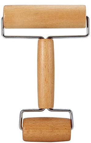 Nudelholz Gebäck und Pizza Bäcker Rollen hölzernes Backen Küchengerät MEHRWEG VERPACKUNG socialme-eu(# 1)