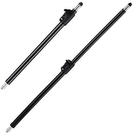 Topiky Studio Fotografico 45-74cm (18-29 Pollici) Asta di Estensione Regolabile Bastone Monopiede per Asta per Microfono a Luce Flash