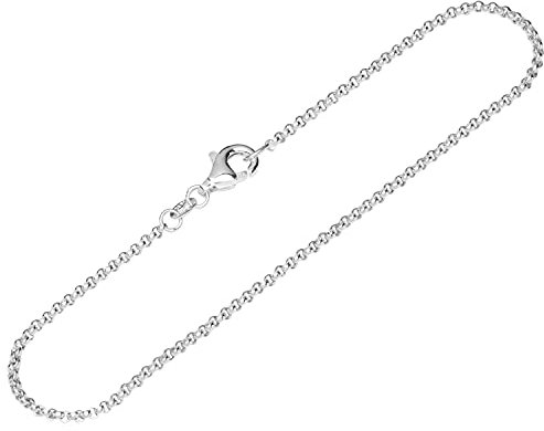 NKlaus Armband 925 Sterling Silber 19cm Erbskette rund weit Damen Armbandkette Neu fein 12669