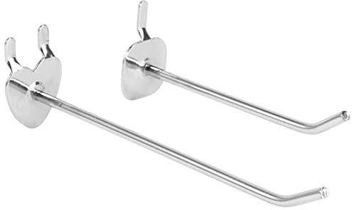 Operitacx 20pcs Heart-Shaped Apple-Shaped Hooks Slatwall Hangers Wall Storage Racks Iron Material Home Organization