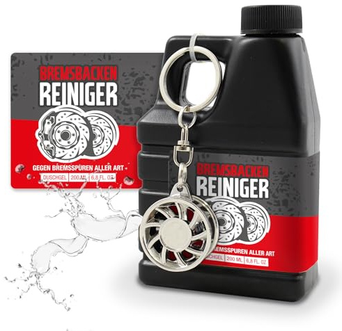 Duschgel für Männer im Deko-Kanister 200ml Bath & Body Geschenk - Ölkanister-Form (1, Duschgel Motiv Bremsbackenreiniger)