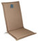 LILENO HOME Gartenstuhl Auflagen [1er Set - Hochlehner] in Taupe - Bequeme Liegen als Sitzauflagen für Gartenmöbel - Stuhlkissen für Gartenstühle und Klappstühle MIA