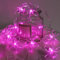 RECUTMS Flower String Lights 3M/10FT Hanging Fairy Light Battery Operated 20LEDs Decorative Morning Glory Flowers Lamp for Garden Bedroom Wedding Birthday Party Decorations Indoor Outdoor Decor(Pink)
