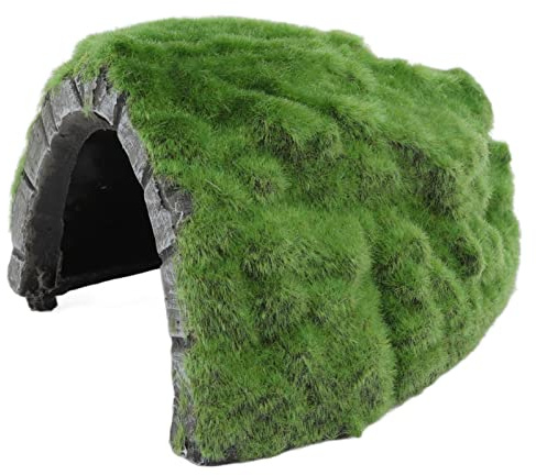 Akozon Tortugas de Cueva de Reptiles - Lagartos, Ranas y Anfibios Que Toman el Sol en Cuevas de Reptiles - Suministros para Mascotas/y Anfibios/Decoración/Escondites