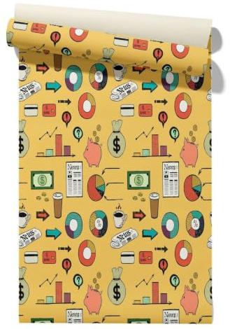 Claccis Papier Peint Peindre Rouleau De Autocollant Isolant Pas Cher Mural Simple Et Décontracté Papier Imperméable Résistant À L'Huile Pour Murs Cuisine 45x300cm