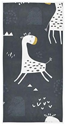 Rootti Handtuch mit niedlichem Zebramuster, Baumwolle, waschbar, Gesichtshandtuch, weich, atmungsaktiv, Waschlappen, Schweißtuch für Badezimmer, Fitnessstudio, Schwimmen, Hotel