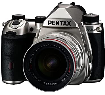 Pentax K-3 Mark III APS-C DSLR Kamera Gehäuse inkl. 20-40mm WR Silber