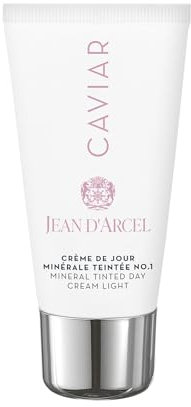 JEAN D’ARCEL - CAVIAR crème de jour minérale teintée no.1 - Zart getönte Anti-Aging Tagescreme - Gleicht Hautunebenheiten aus - 50ml