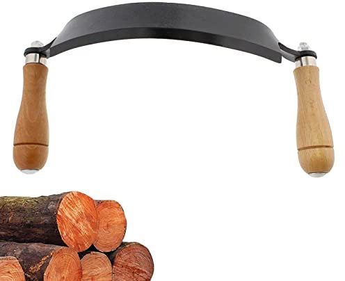 EviKoo Couteaux à Dessiner, Outils Droits pour Le Travail du Bois | Outil de Rasage Professionnel Droit et incurvé en Acier Inoxydable de 8 Pouces,Outil à Main d'écorçage en Acier Inoxydable pour