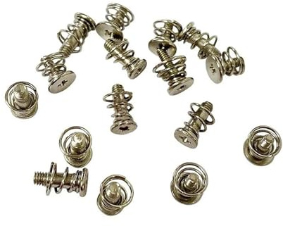 Fläktskruvar Skruvar till dator och grafikkort, 10-pack, silver, flera storlekar(M2 x 12mm)