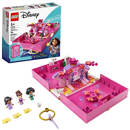 LEGO Disney Encanto Isabela’s Magical Door 43201 Building Kit; A Great Construction Toy for Independent Play, with Butterflies, Bird and Memorable Characters in a Foldable Flower Room (114 Pieces)
