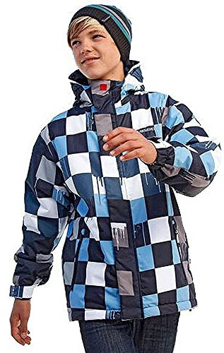 Quicksilver Jungen Snowboardjacke Jacke Winterjacke (Mountain Blue, 128)