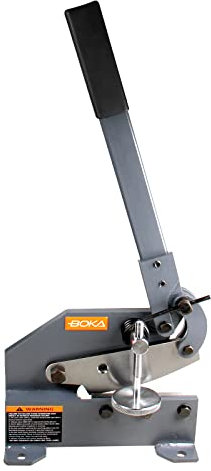 BOKA Handhebelschere Blech 150mm Klingenlänge mit T10 Stahl Blechschere Hebelschere für bis 6 mm Dicke Blech