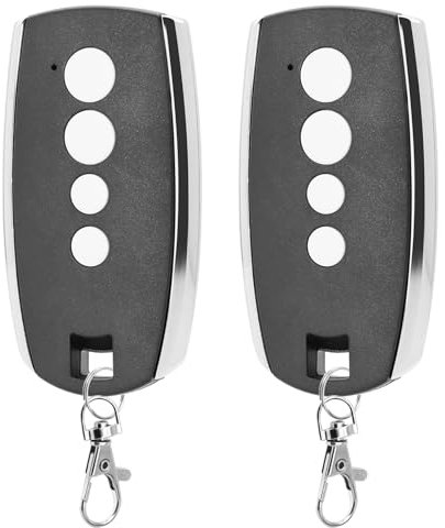 Lot de 2 ouvre-portes de garage 433,92 MHz Hansender, télécommande dupliquée, compatible avec King Gates Stylo 4 K, 4 canaux