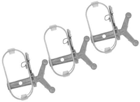 BAZEITFLOW 3pezzi Tenditore Per Cavo Per Piscina Kit Supporto Per Filo Morsetto Per Copertura Piscina Adatto Piscine Circolari o Ovali Metallo Resistenti