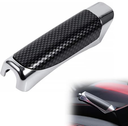 Handbrake Cover, Universal Handbrake Grips Protector, Car Handbrake Cover Decorative Cap, Comfortable ABS Interior Trim Compatible With Most Vehicles