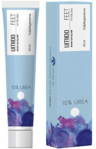 4 Stück Set Aktion UMIDO Fuß-Creme Set 45 ml mit 10% Urea | Fußbalsam | Fußlotion | Pflegecreme | Fußpflegecreme